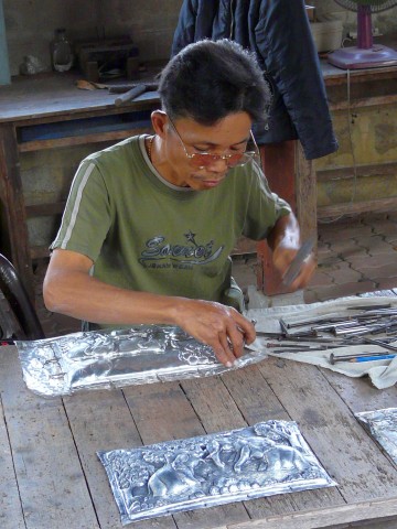 silver artist in San Kamphaeng